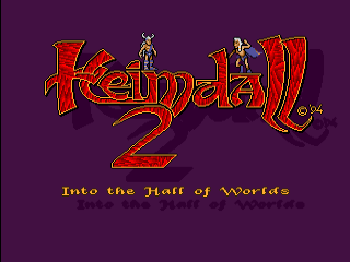 Heimdall 2 title screen for Amiga